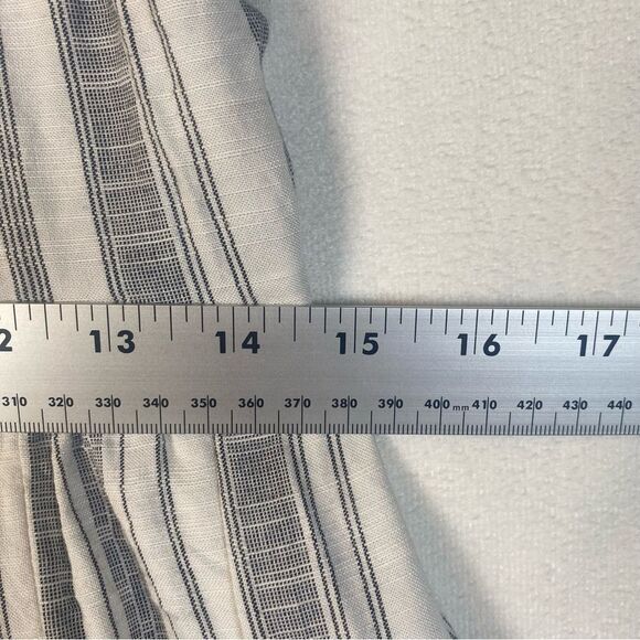 Roxy Smocked Black/White Striped Sleeveless Dress Size Small - Picture 14 of 15